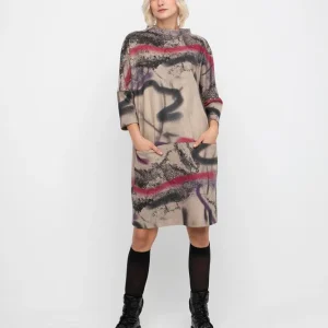 abstracte print jurk 766112 - Ozai N Kü