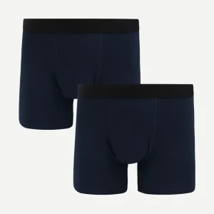 Boxer donkerblauw (2-pack)