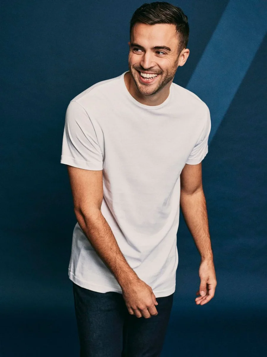 Derby (6-pack) o-hals t-shirts wit aanbieding - Afbeelding 4