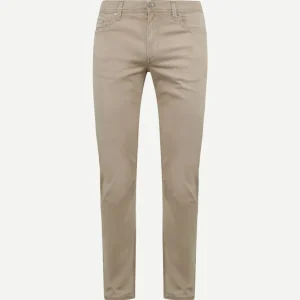 Pipe broek denim bruin beige