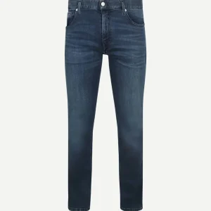 Slim dual flex denim donkerblauw