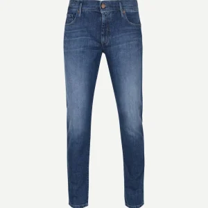 Slim organic denim dark blue