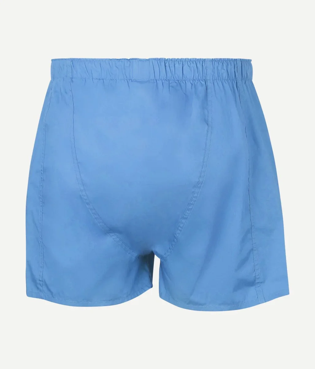 Boxer mid blue poplin - Afbeelding 4
