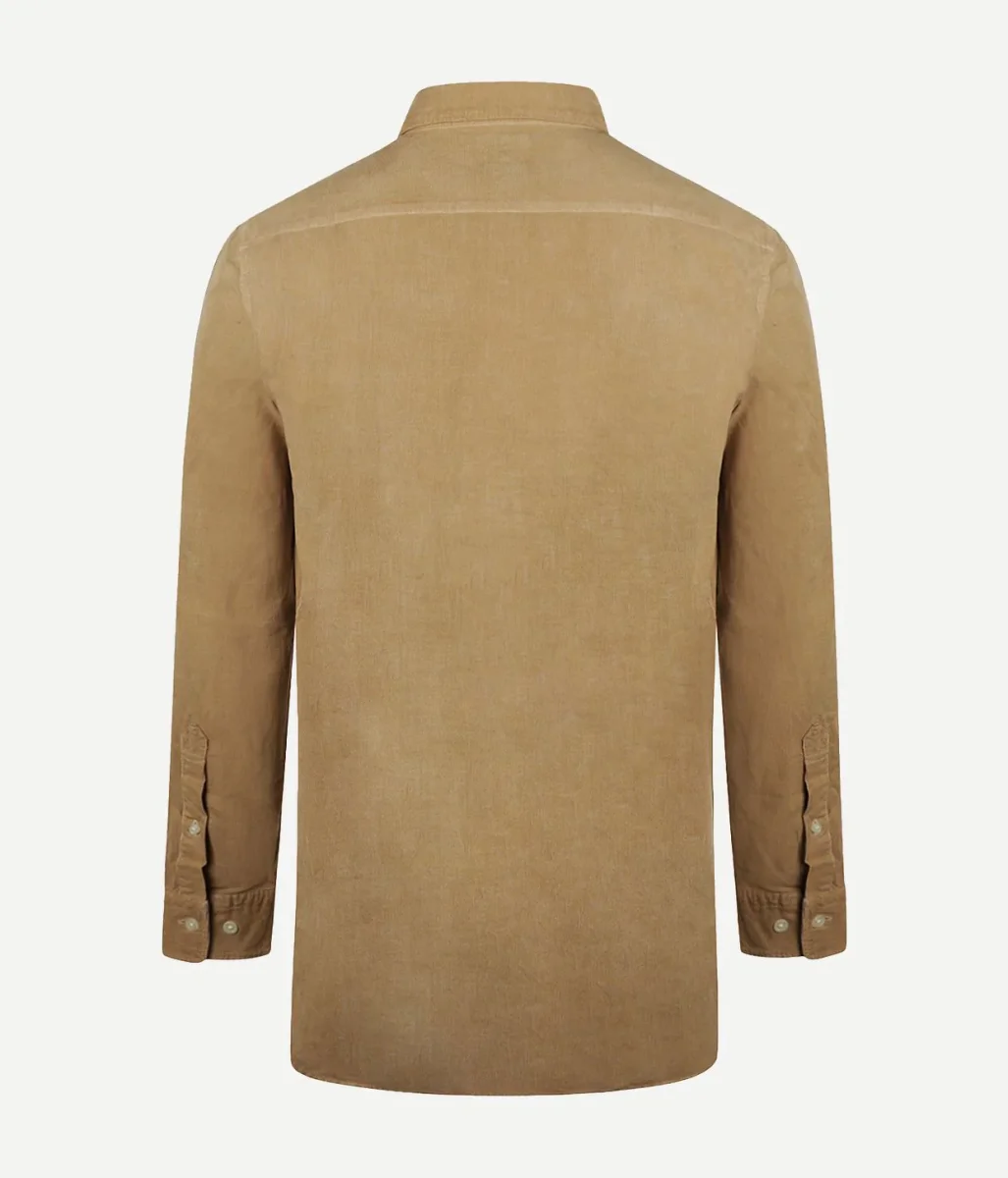 Overhemd corduroy beige - Afbeelding 6