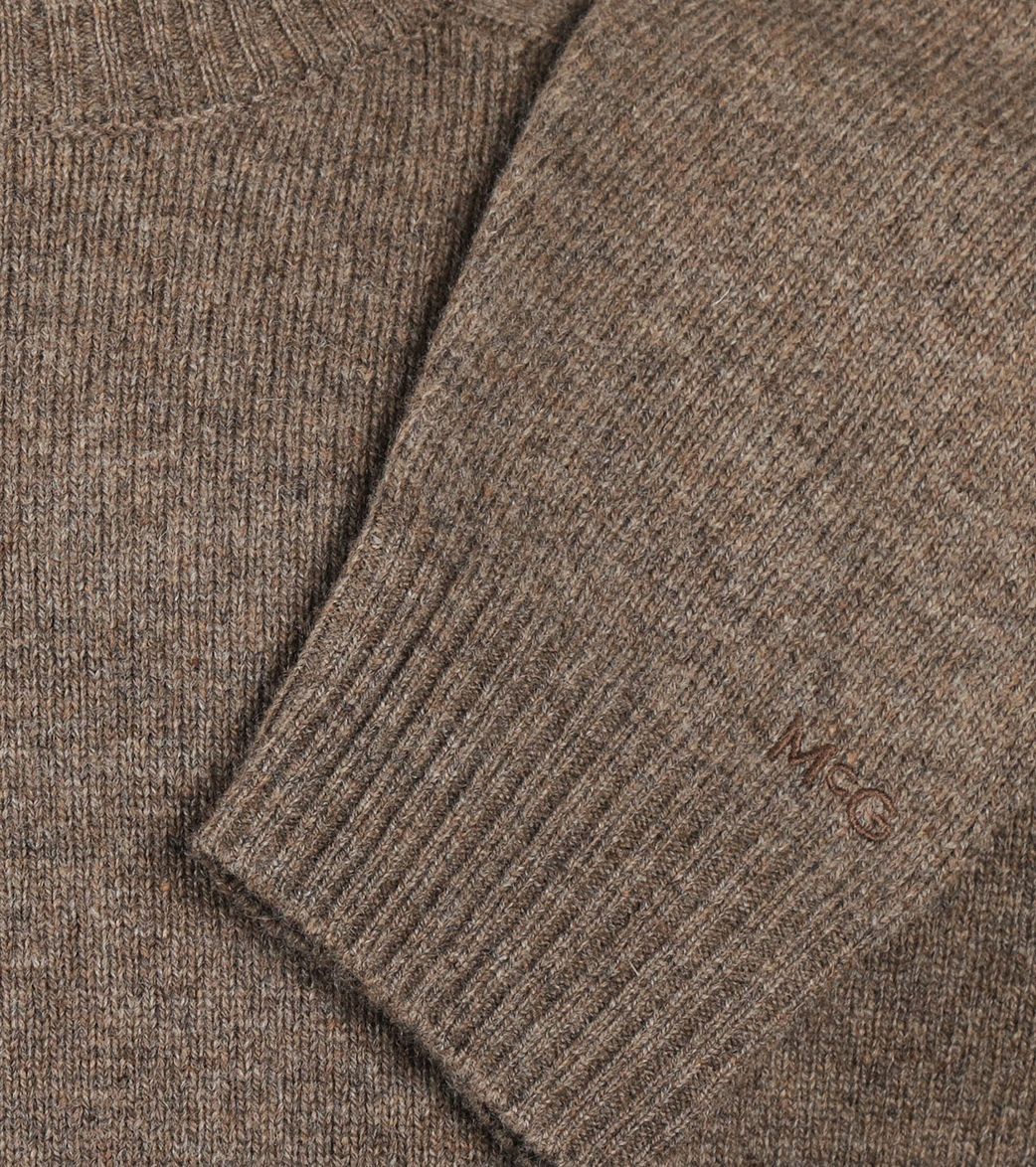McGregor trui lamswol melange taupe | Regular-fit - Afbeelding 3
