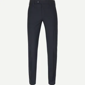 Pantalon Roma wolmix donkerblauw