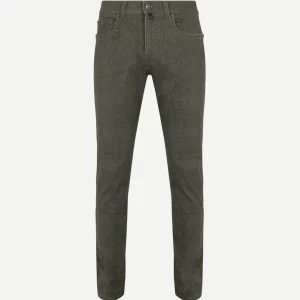 Pierre Cardin broek Lyon tapered olijfgroen