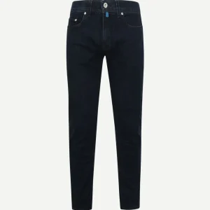Jeans Lyon tapered future flex donkerblauw