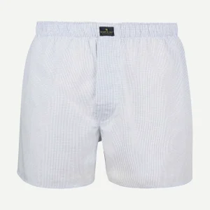 Boxer checky blauw