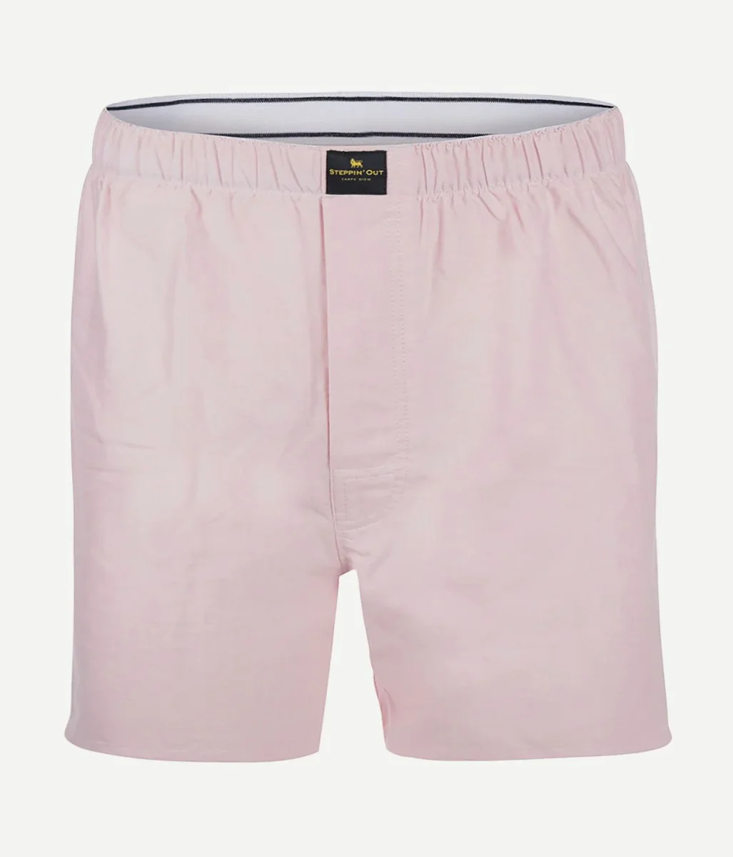 Boxershort Oxford roze