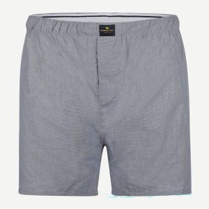 Boxershort print donkerblauw