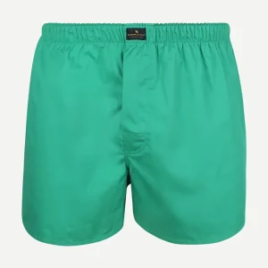 Boxershort racing green poplin