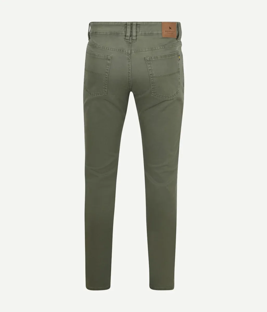 Broek 5-pocket johnson dark sage - Afbeelding 6