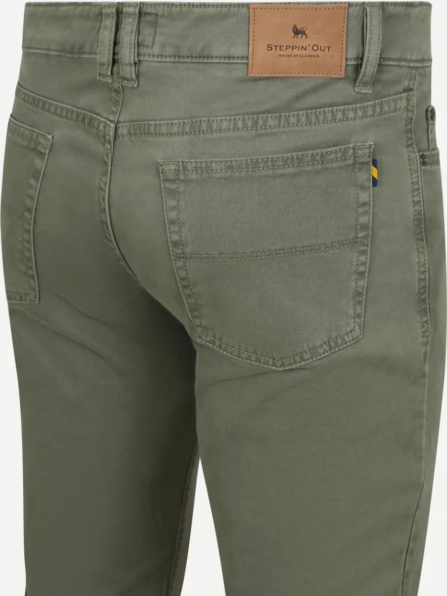 Broek 5-pocket johnson dark sage - Afbeelding 5
