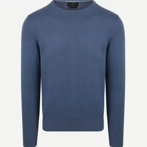 Trui cotton cashmere indigo blauw