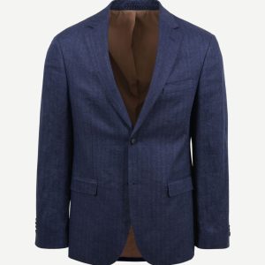 Blazer linnen royal blauw