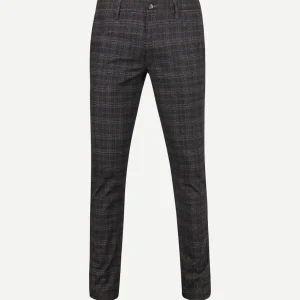 Chino Pico ruiten antraciet