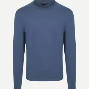 Respect longsleeve heavy t-shirt donkerblauw
