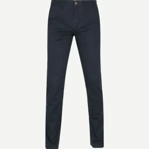 Suitable sartre chino donkerblauw
