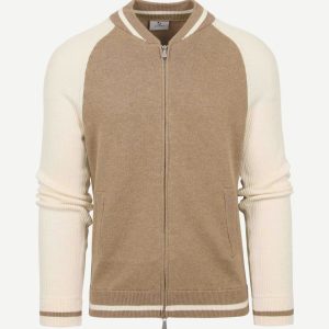 Vest max varsity wolmix beige