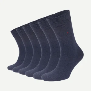 Classic (6-pack) sokken blauw