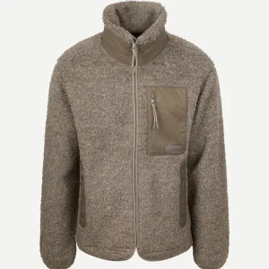 Vest teddy fleece taupe