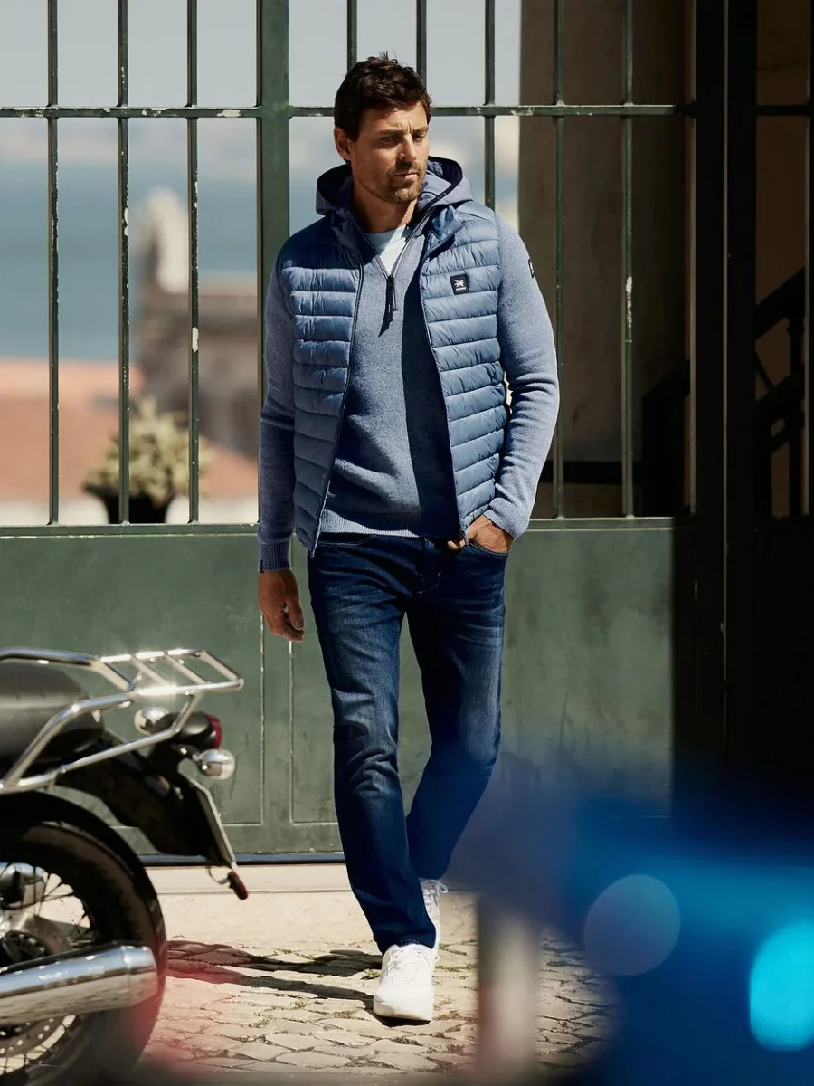 V850 rider jeans donkerblauw bnu - Afbeelding 8