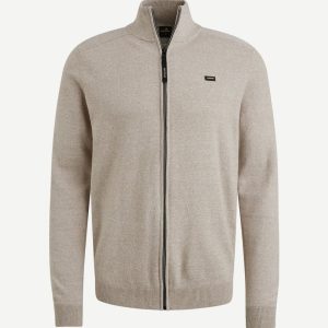 Vest katoen linnen blend beige